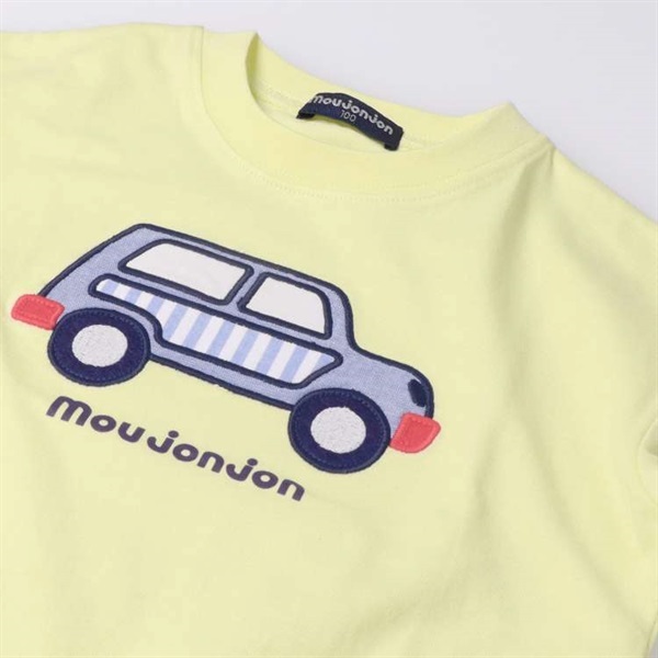 車アップリケ長袖Tシャツ 長袖Tシャツ｜子供服・ベビー服の通販は