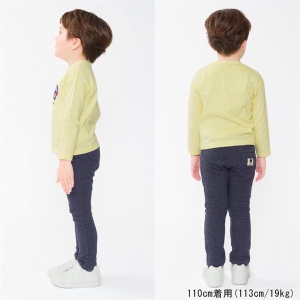 車アップリケ長袖Tシャツ 長袖Tシャツ｜子供服・ベビー服の通販は