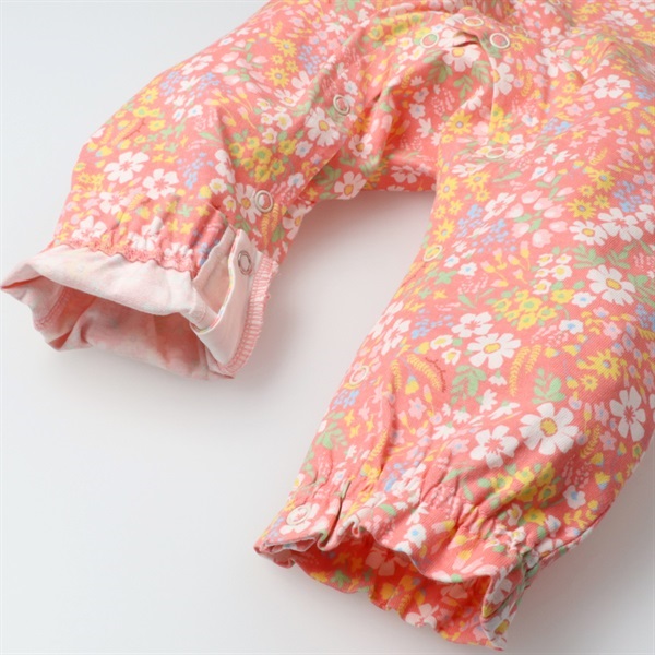 【新品】 ベビーディオール　ロンパース　70 花柄　ピンク　長袖　春物 新品】 ベビーディオール ロンパース 70 花柄 ピンク 長袖 春物 新品