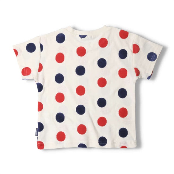 水玉ジャガード半袖Tシャツ 半袖Tシャツ｜子供服・ベビー服の通販は