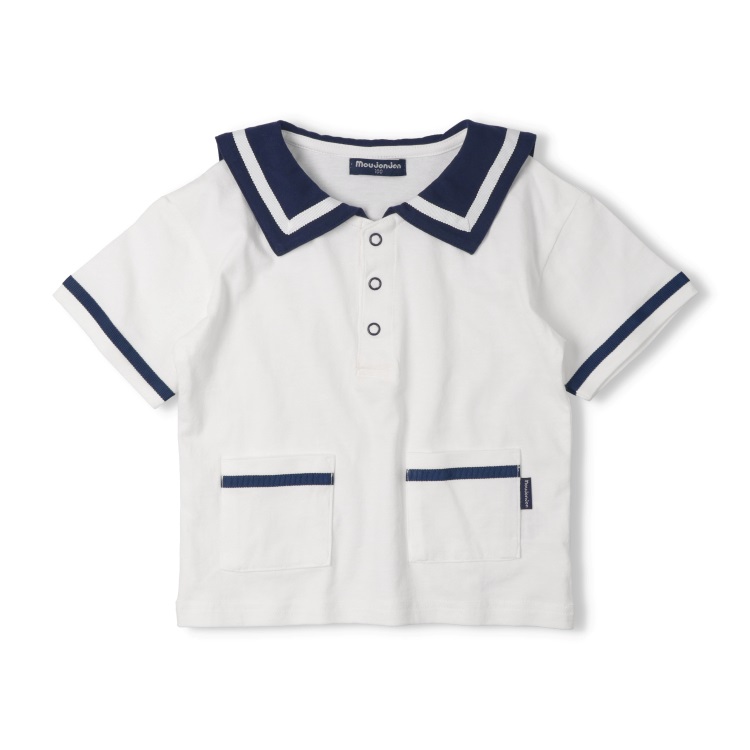 familiar ストラップ セーラー襟 Ｔシャツ セーラーTシャツと4分丈パンツのセット｜ファミリア公式オンライン