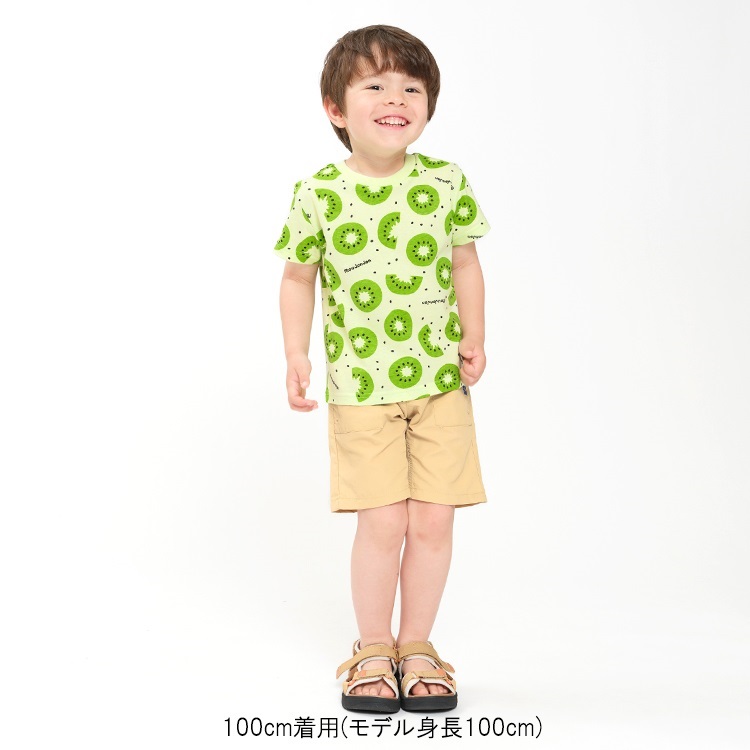 スイカ・キウイフルーツ総柄半袖Tシャツ 半袖Tシャツ｜子供服