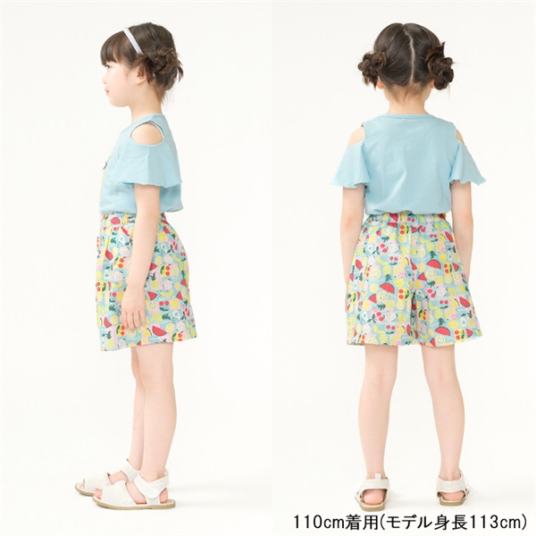 フルーツ総柄キュロットパンツ ハーフ・ショートパンツ｜子供服