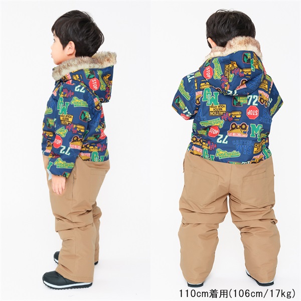働く車ロゴ柄スノーコンビ スノー｜子供服・ベビー服の通販はこどもの
