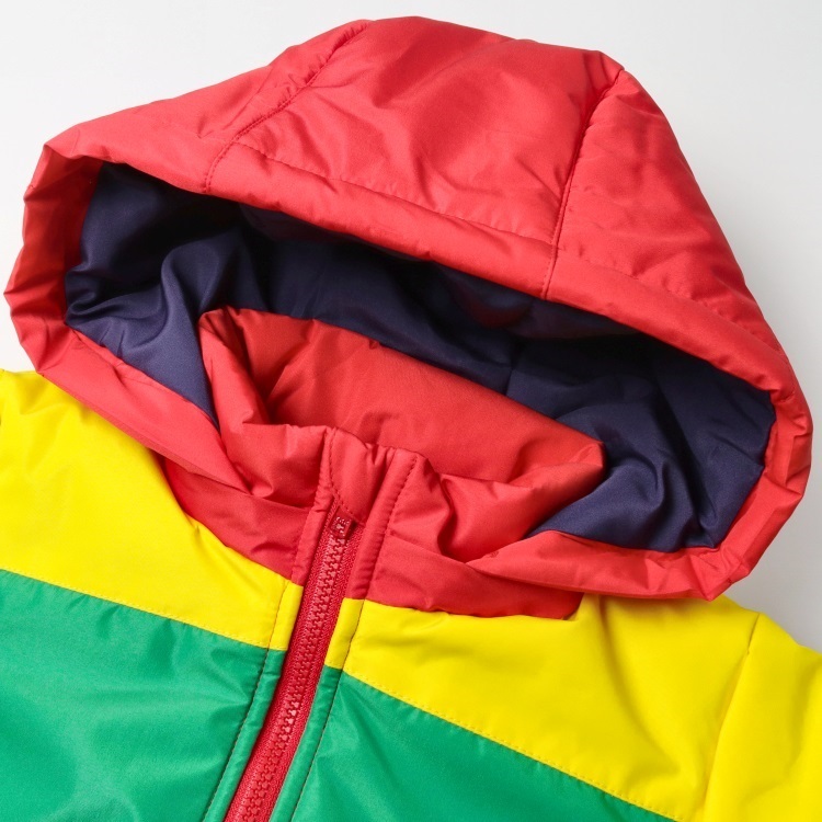 会員ランク別セール対象】フード取り外し防風中綿ジャケット