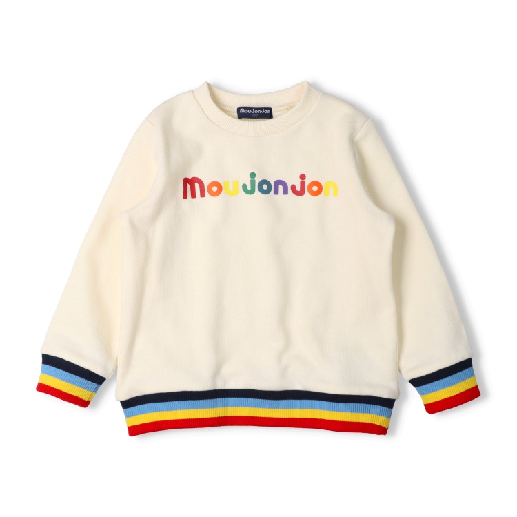 ベビー・キッズ｜イノブンオンラインショップ KISBINI 幼児 女の子 レインボースウェットシャツ コットン クルーネック 服 赤ちゃん 女の子用