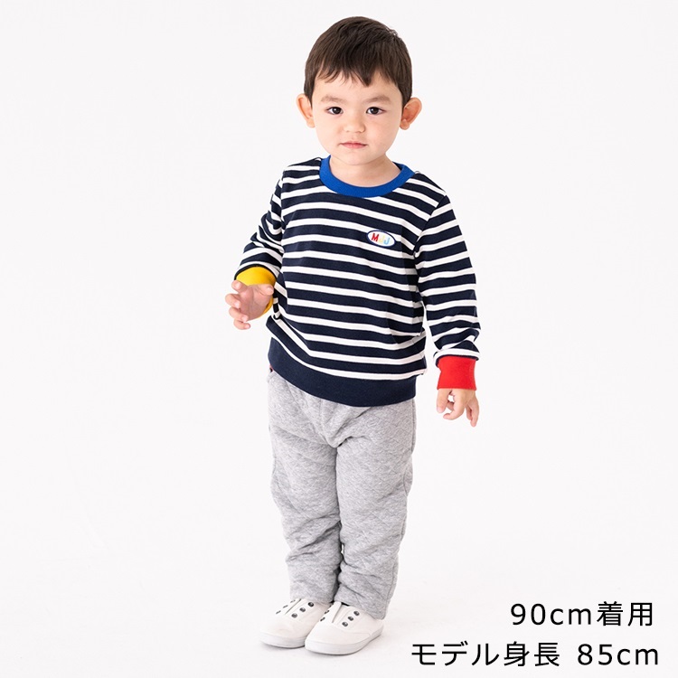 ボーダー裏毛トレーナー トレーナー｜子供服・ベビー服の通販はこども