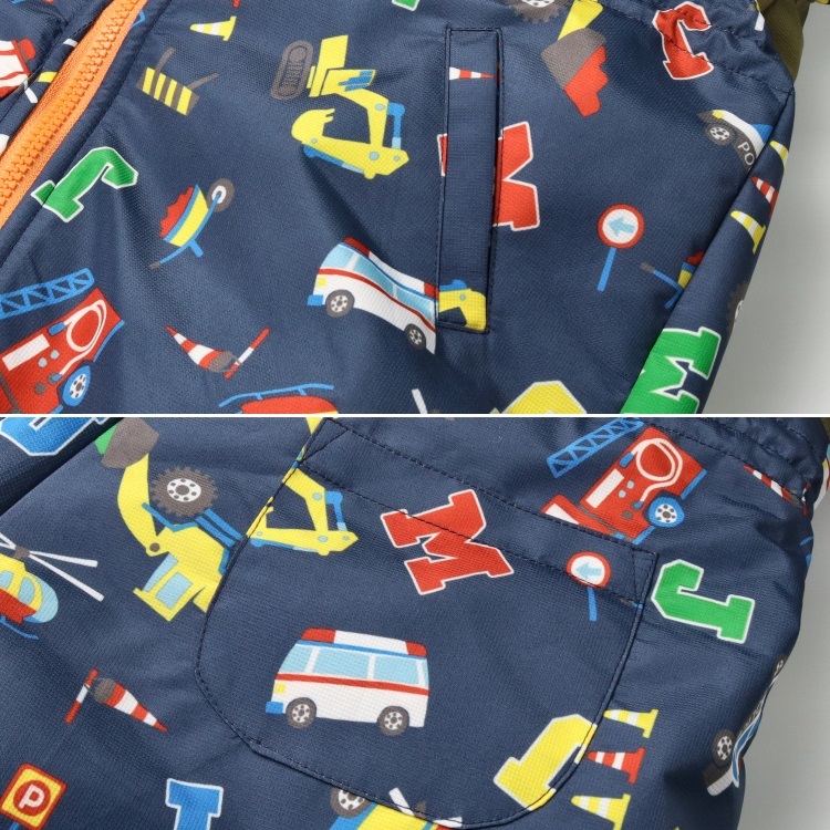 働く車柄スノーコンビ スノー｜子供服・ベビー服の通販はこどもの森