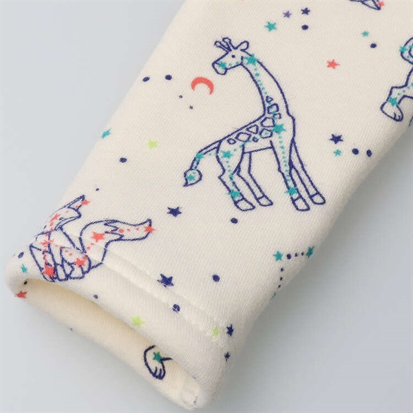 BABY　星座ワンピース WEB限定】のびぽか裏起毛星座柄ワンピース ワンピース｜子供服