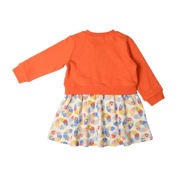 お花刺繍切替裏毛ワンピース ワンピース｜子供服・ベビー服の