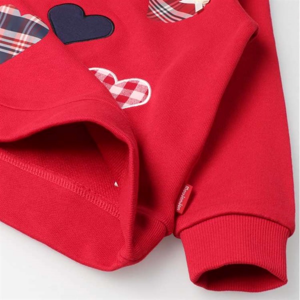 うさぎ・ハートアップリケ裏毛トレーナー トレーナー｜子供服