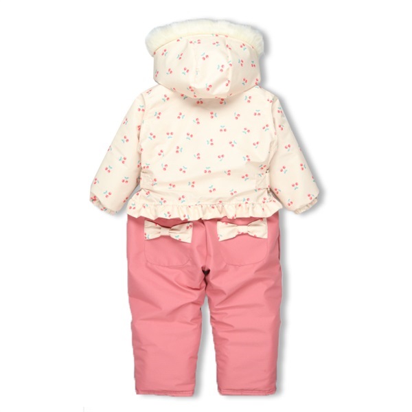 チェリー柄切替スノーコンビ スノー｜子供服・ベビー服の通販はこども