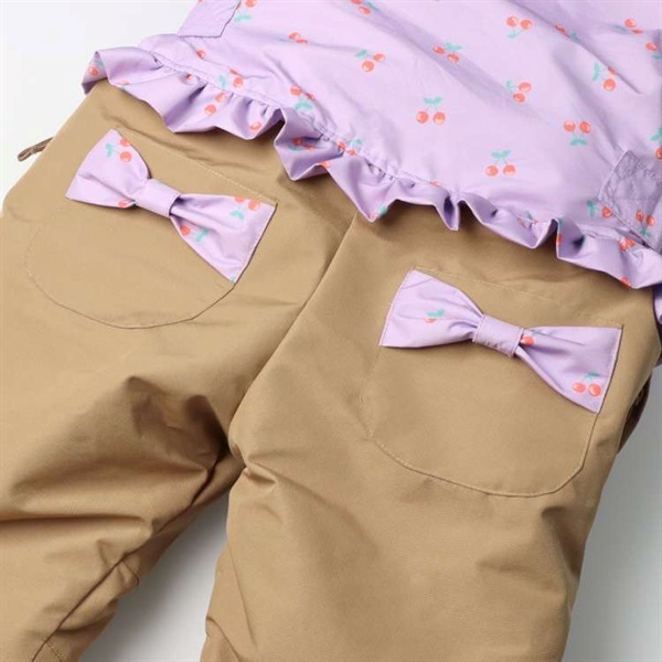 チェリー柄切替スノーコンビ スノー｜子供服・ベビー服の通販はこども