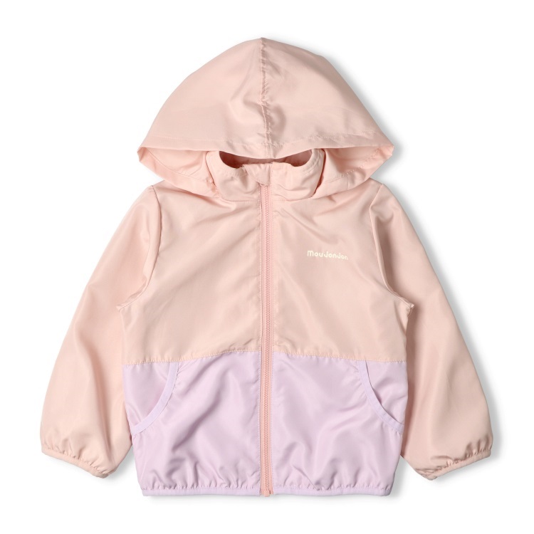 フード衿収納タフタバイカラージャケット ジャケット｜子供服