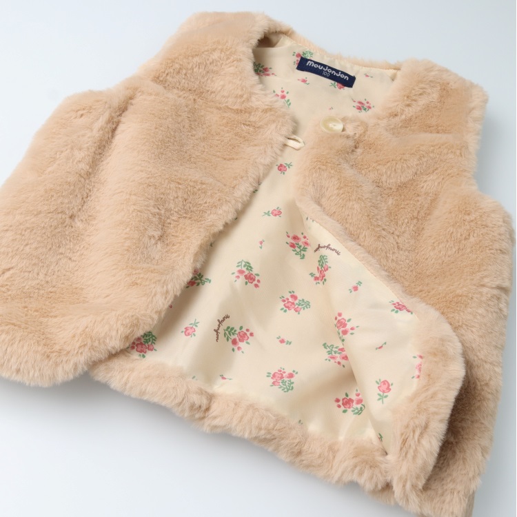フェイクファーベスト トップス｜子供服・ベビー服の通販は