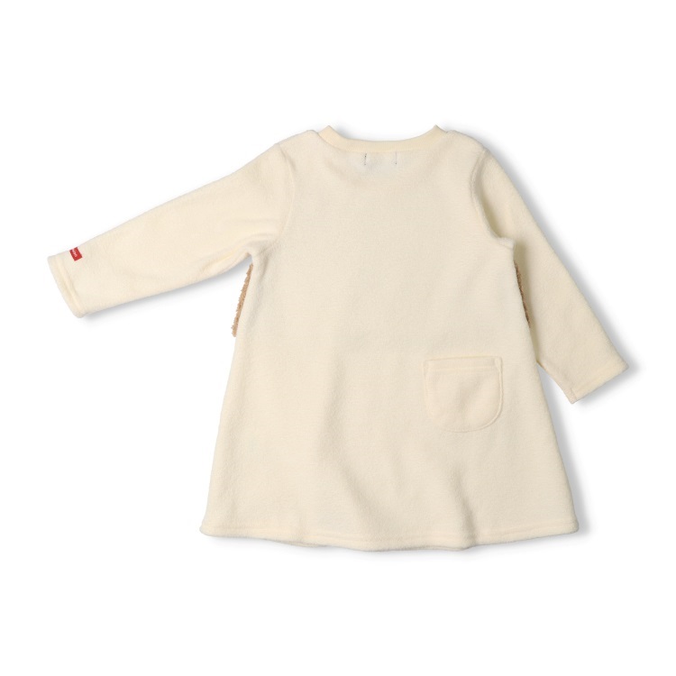 ボアビスチェ風ブークレー裏起毛ワンピース ワンピース｜子供服