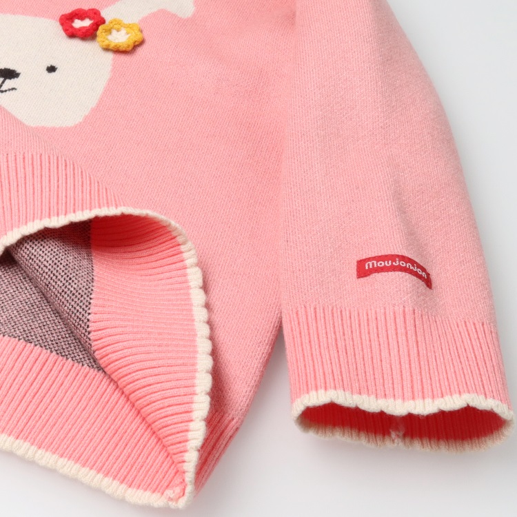 ねこ・うさぎ編み込みセーター ニット/セーター｜子供服