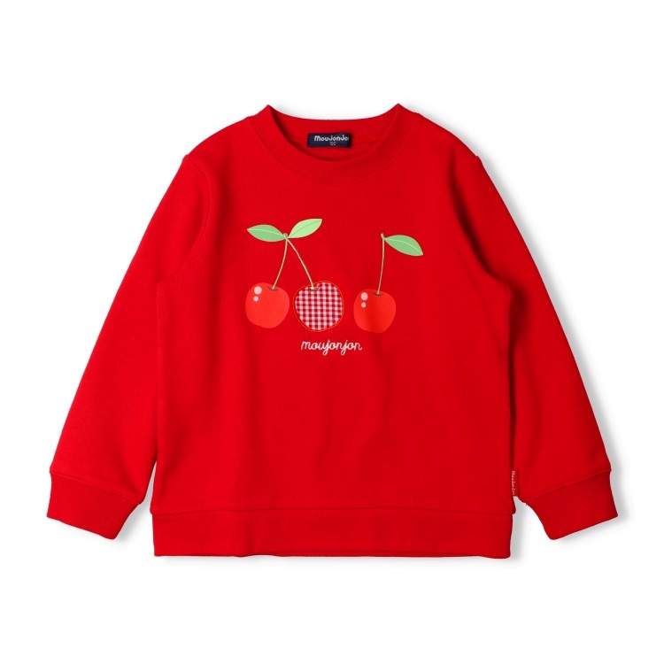 チェリープリント裏毛トレーナー トレーナー｜子供服・ベビー服の通販