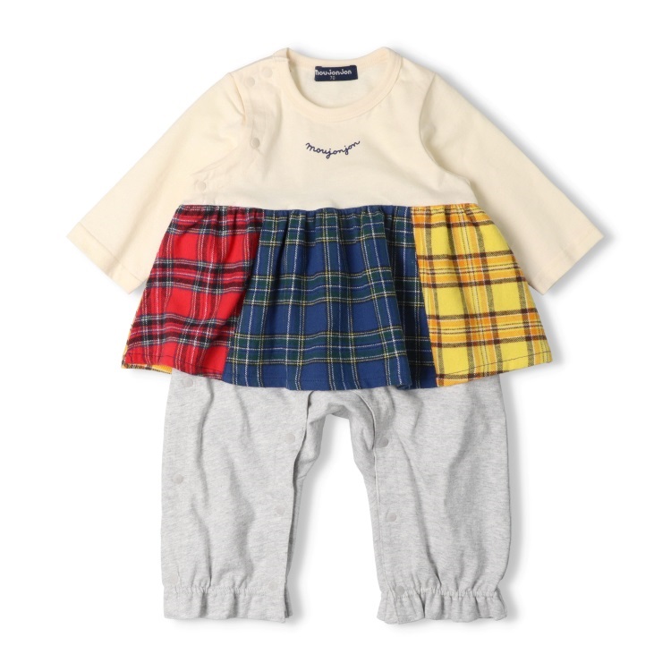 kalinka チェック柄ロンパース 3Y 90 kalinka チェック柄ロンパース 3Y 90 ベビー服(~95cm)