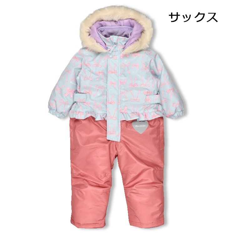 リボン柄切替スノーコンビ スノー｜子供服・ベビー服の通販はこどもの