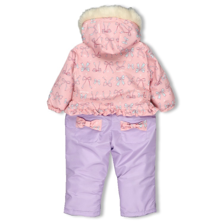 ななまる　新品110小花柄切替スノーコンビ・スノーウェア 小花柄切替スノーコンビ | ムージョンジョン(moujonjon) | マルイ