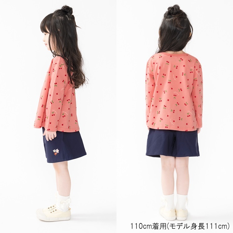 チェリー総柄長袖Tシャツ 長袖Tシャツ｜子供服・ベビー服の通販は