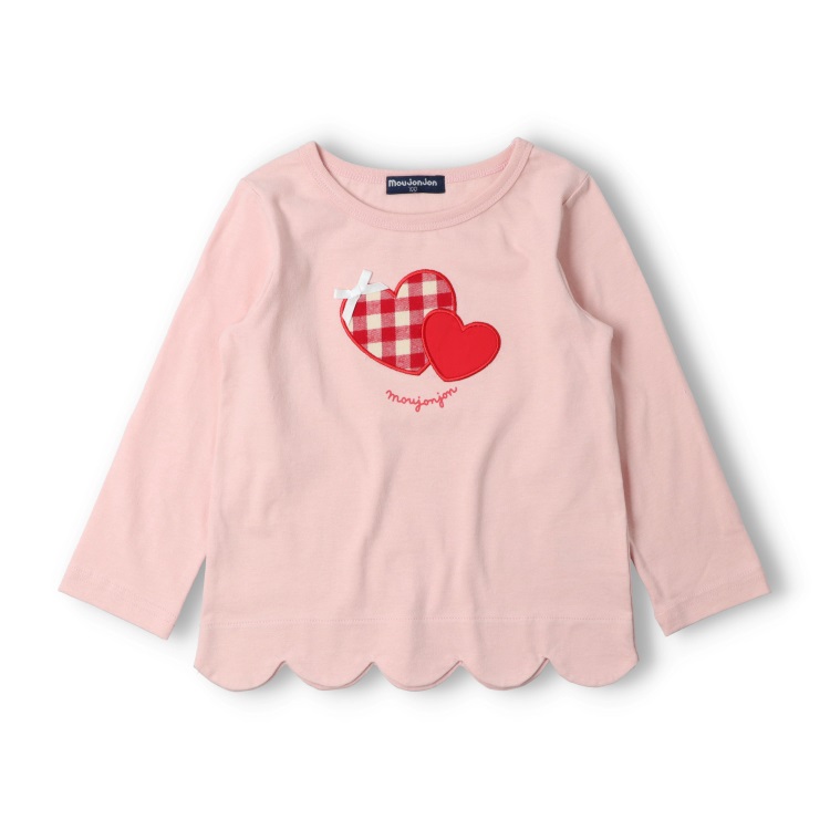 さくらんぼ・ハート長袖Tシャツ 長袖Tシャツ｜子供服・ベビー服の通販
