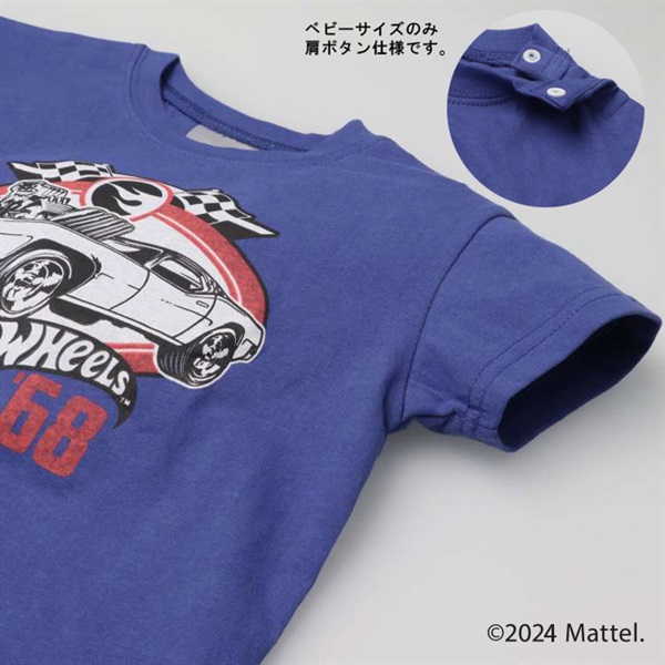 Hot WHeeLs】ホットウィール車プリント半袖Tシャツ 半袖Tシャツ｜子供