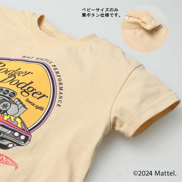 Hot WHeeLs】ホットウィール車プリント半袖Tシャツ 半袖Tシャツ｜子供
