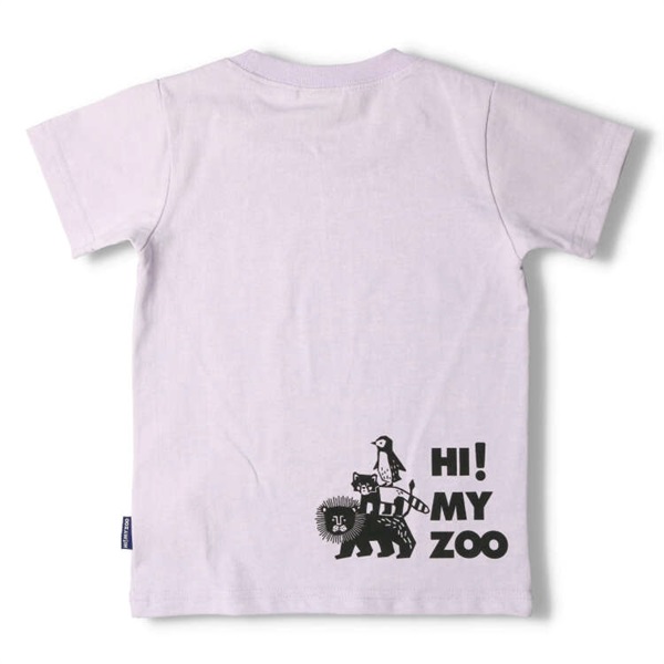 HI！MY ZOO】ライオン・ゾウプリント半袖Tシャツ 半袖Tシャツ｜子供服 