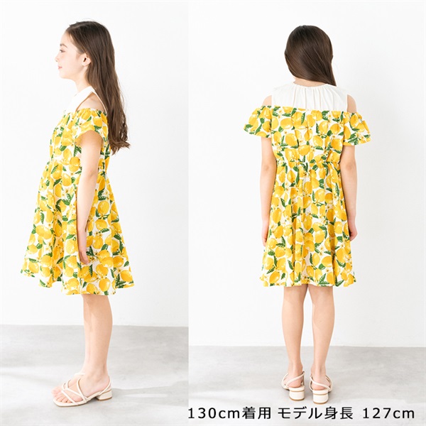 さくらんぼ・レモンドッキングワンピース ワンピース｜子供服