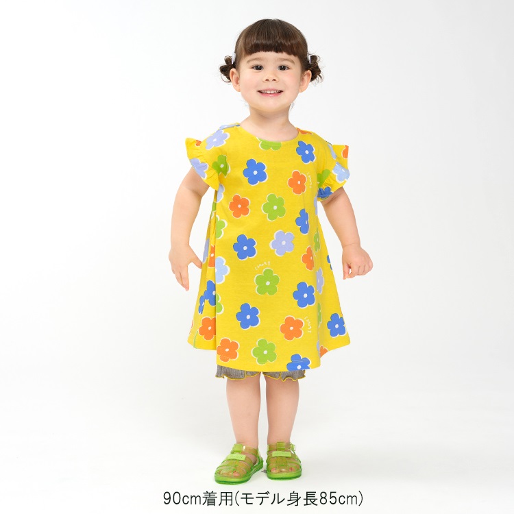 WEB限定】お花柄半袖ワンピース ワンピース｜子供服・ベビー服の通販は