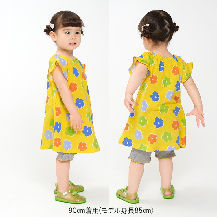WEB限定】お花柄半袖ワンピース ワンピース｜子供服・ベビー服の通販は