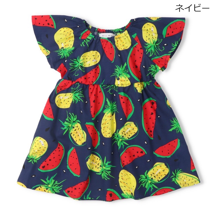 WEB限定】フルーツ柄ワンピース ワンピース｜子供服・ベビー服の通販は