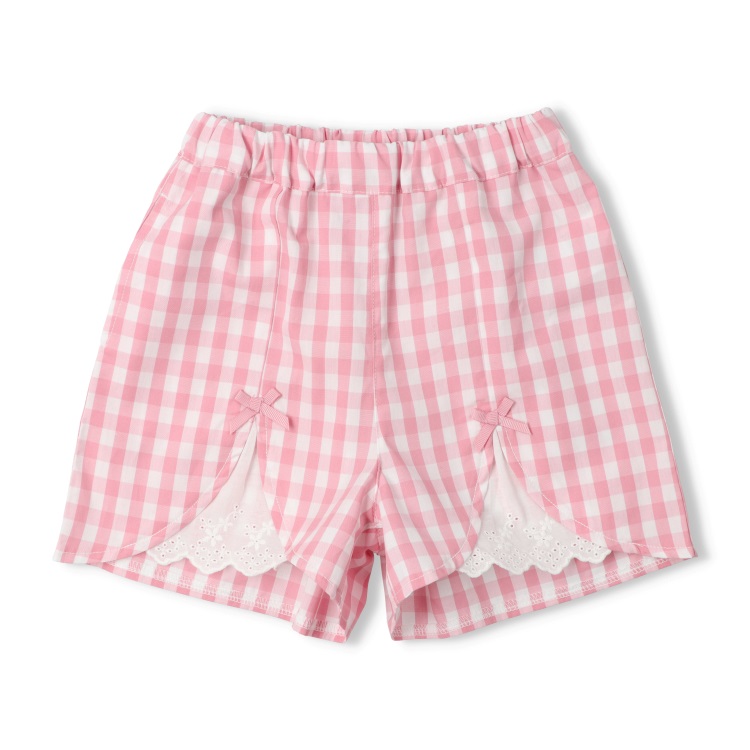 ギンガムチェック柄ショートパンツ ハーフ・ショートパンツ｜子供服
