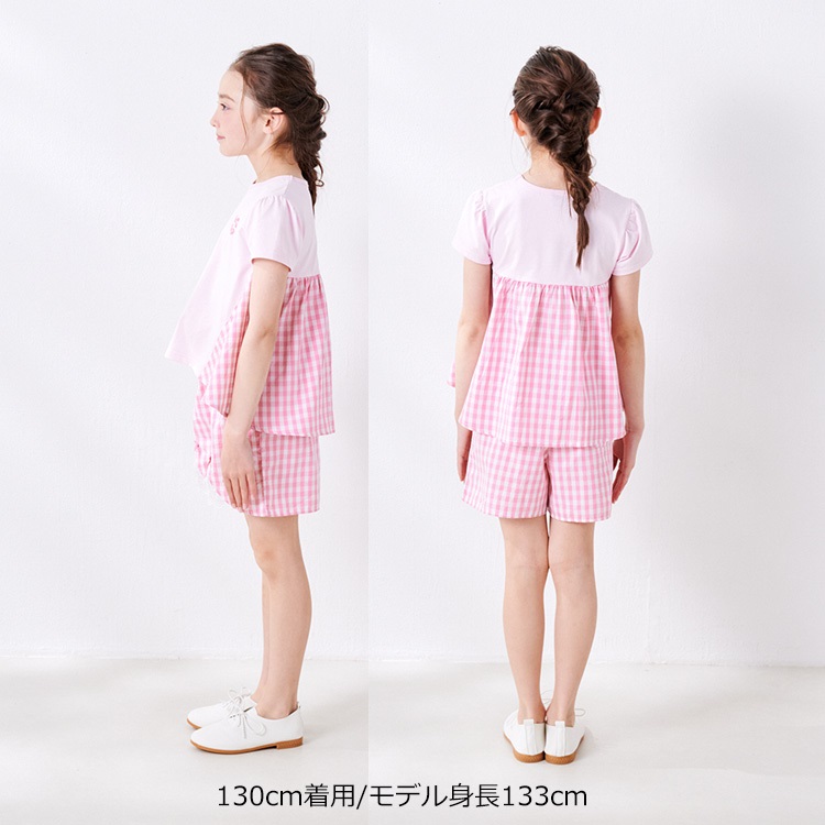 ギンガムチェック柄ショートパンツ ハーフ・ショートパンツ｜子供服
