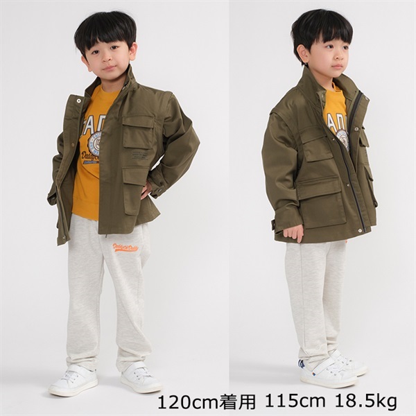 チノス2WAYカーゴジャケット ジャケット｜子供服・ベビー服の通販