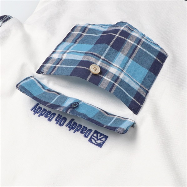 チェック柄切替長袖Tシャツ 長袖Tシャツ｜子供服・ベビー服の通販は