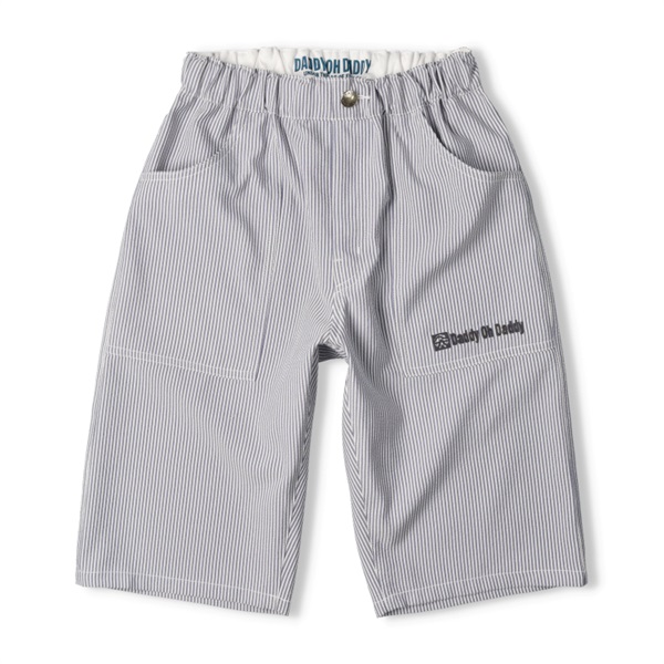 サッカーストライプ5分丈ハーフパンツ(140-160cm) ハーフ・ショート