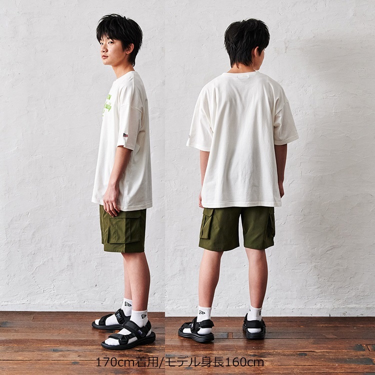 WEB限定】フロッキープリント半袖Tシャツ 半袖Tシャツ｜子供服