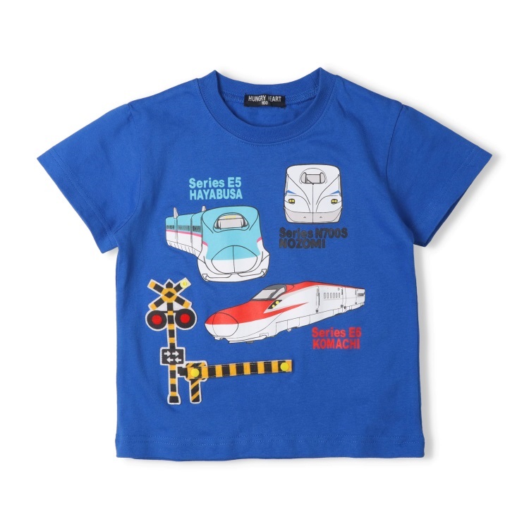 新幹線電車プリント仕掛け半袖Tシャツ 半袖Tシャツ｜子供服・ベビー服