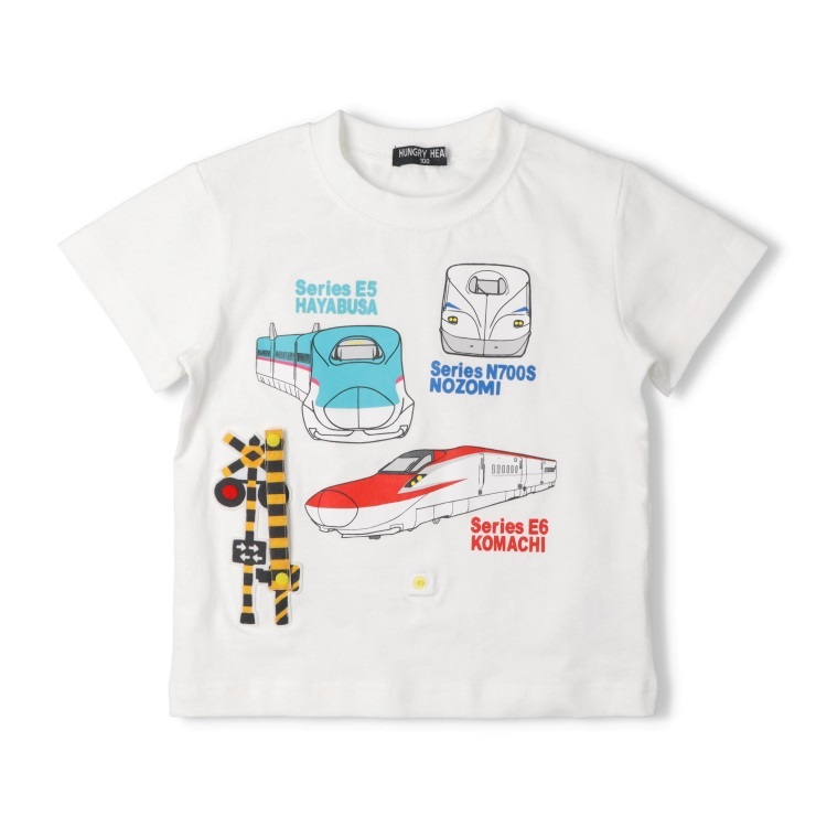 新幹線電車プリント仕掛け半袖Tシャツ 半袖Tシャツ｜子供服・ベビー服