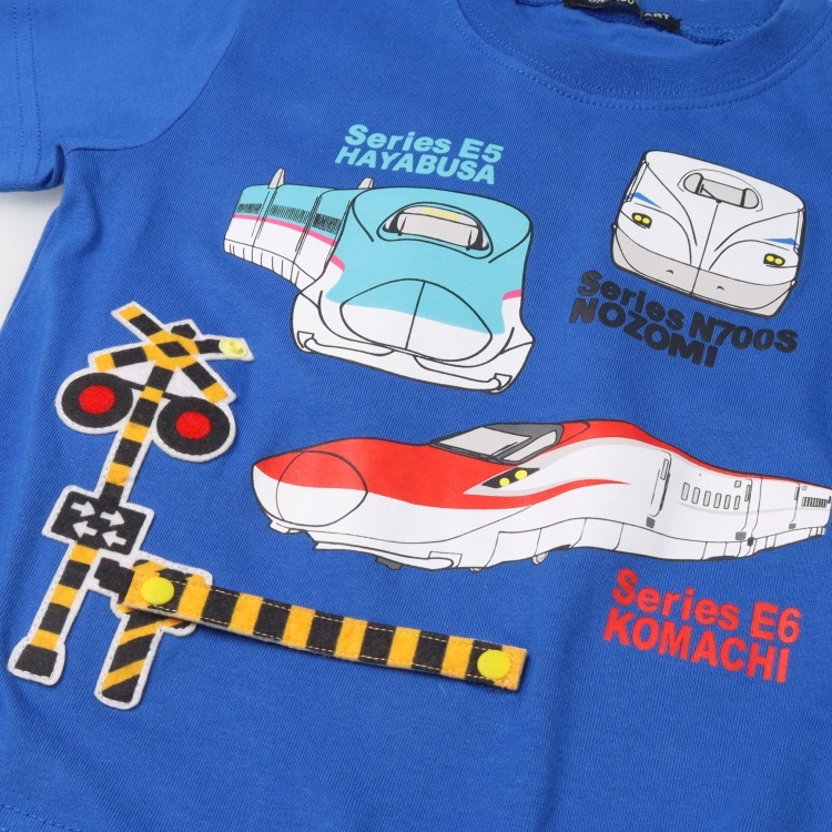 新幹線電車プリント仕掛け半袖Tシャツ 半袖Tシャツ｜子供服・ベビー服