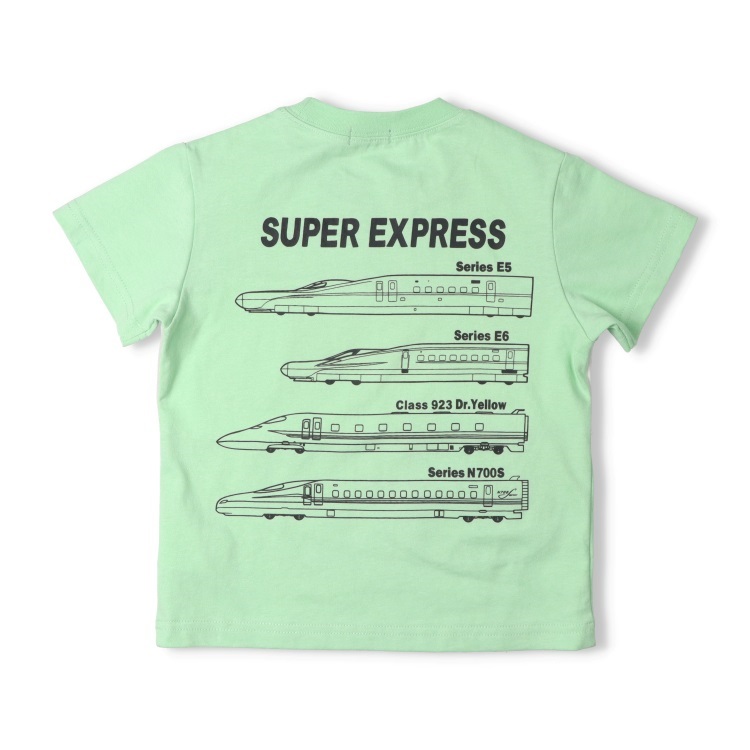 新幹線電車プリント切符付半袖Tシャツ 半袖Tシャツ｜子供服・ベビー服