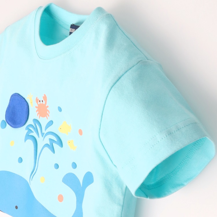WEB限定】くじらプリント半袖Tシャツ 半袖Tシャツ｜子供服・ベビー服の