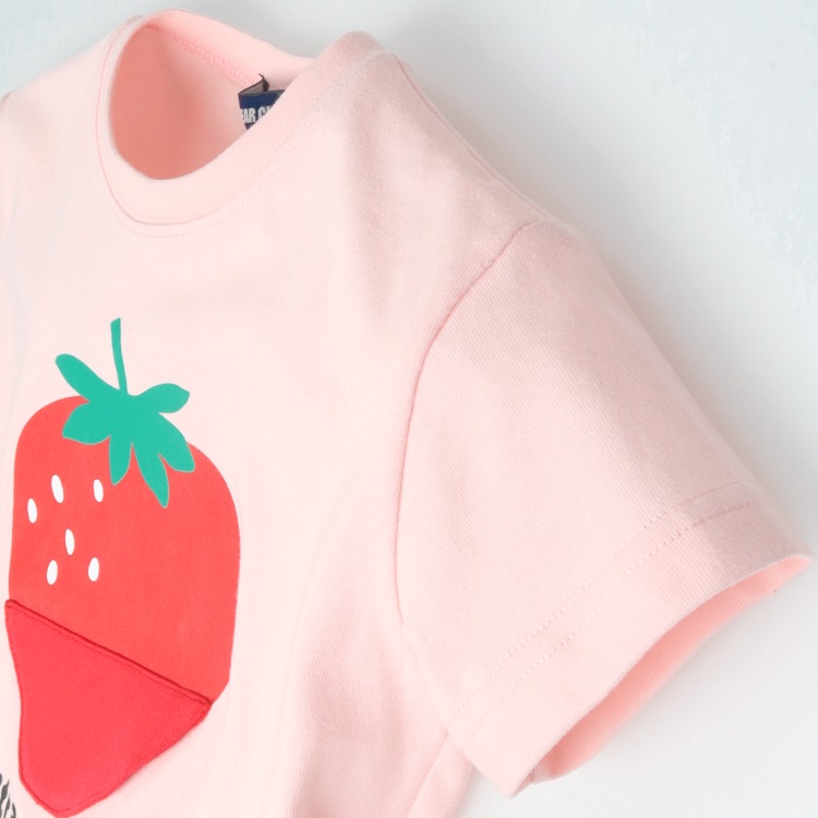 WEB限定】いちごうさぎ仕掛け半袖Tシャツ 半袖Tシャツ｜子供服