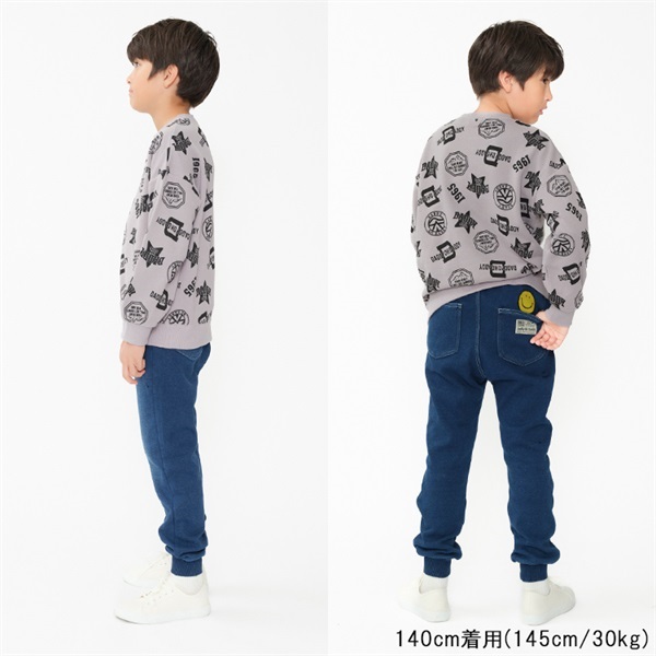 爆温】デニム風裏起毛パンツ(140-160cm) ロングパンツ｜子供服