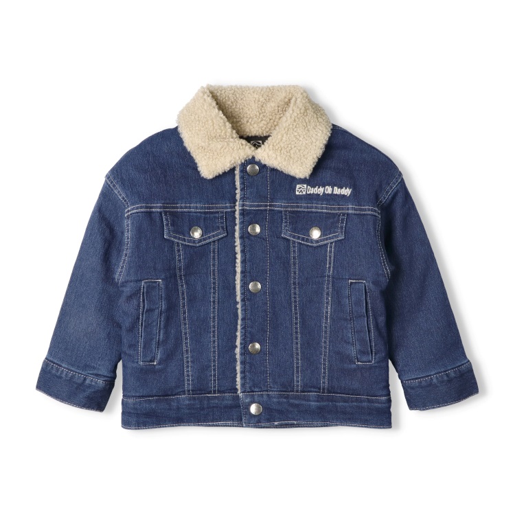 裏ボアデニムジャケット ジャケット｜子供服・ベビー服の通販はこども