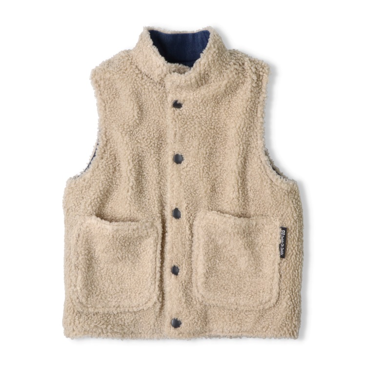 デニムボアリバーシブルベスト ベスト｜子供服・ベビー服の通販は