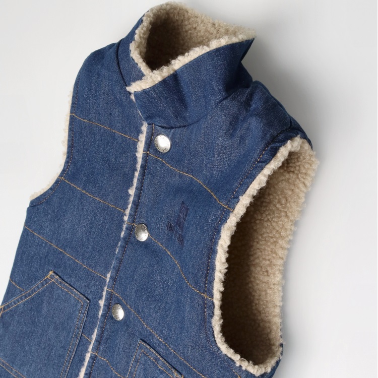 最終値下げ45R コットン ボアベスト リバーシブル 3 最終値下げ45R コットン ボアベスト リバーシブル 3